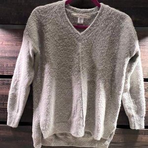 Max StudioGrey V Neck High Low Oversized Sweater Size XS